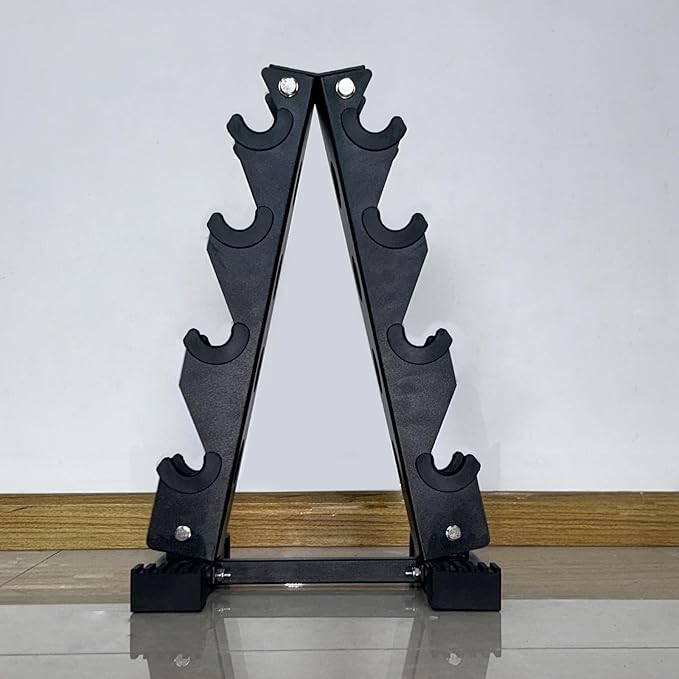Dumbbell Rack, A-Frame Home Gym Weight Storage Rack, Heavy Duty Dumbbell Stand for Strength Training Workout