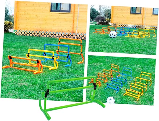 Mipcase Detachable Agility Hurdles for Soccer Training Fitness Equipment for Speed and Jumping Exercises Use Knee Lift Core Strength Green