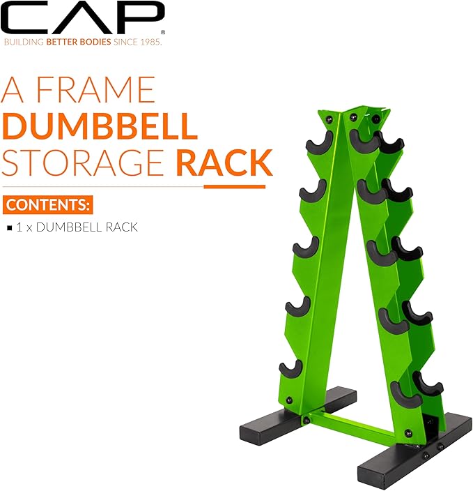 Cap A-Frame Dumbbell Weight Rack | Color Series