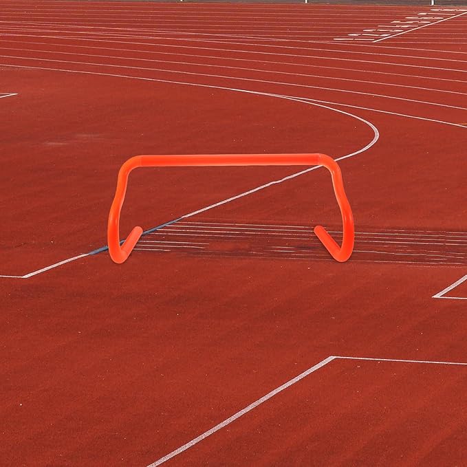 ABOOFAN Orange PVC Detachable Agility Ladder Hurdles for Soccer Training Simple Speed Practice Equipment for Athletes Outdoor Foot Sensitivity Dribbling Exercises