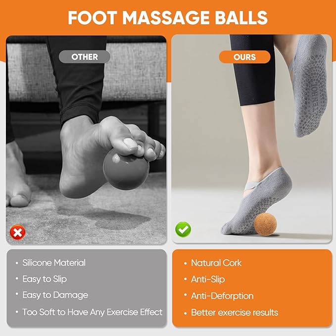 Cork Balance Board,Foot Balance Cork Roller,Premium 4-in-1 Foot & Ankle Strengthener Kit.Portable Design Balance Trainer Kit for Improve Foot Health & Function，Prevent Falls
