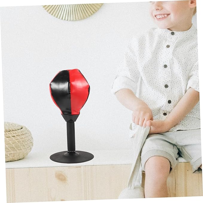 GALPADA Tabletop Boxing Reaction Ball Compact Punching Bag for Adults Indoor Reflex Training for Anger Relief Improves Hand Eye Coordination and Fitness for Home Use