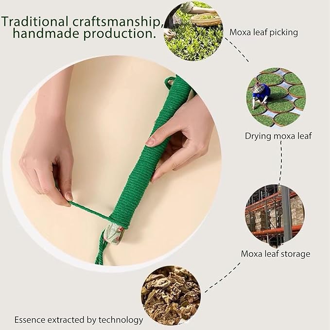 Mugwort Massage Hammer, Massage Tools Back, Shoulder & Body - Handheld Percussion Therapy Tool with US Design Patent, (Toffee Pink, Olive Green)