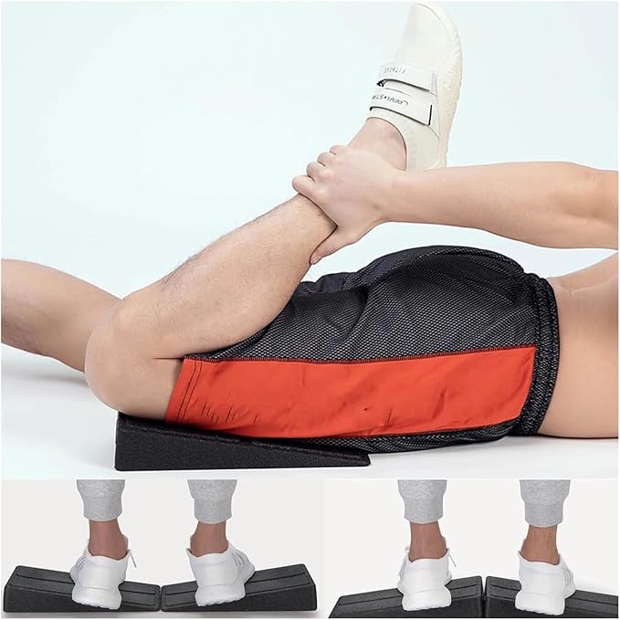 Yoga Wedge Stretch Slant Boards Adjustable Tilt Slanting Board Squat Wedge Block Improve Lower Leg Strength(2pcs 8.5)
