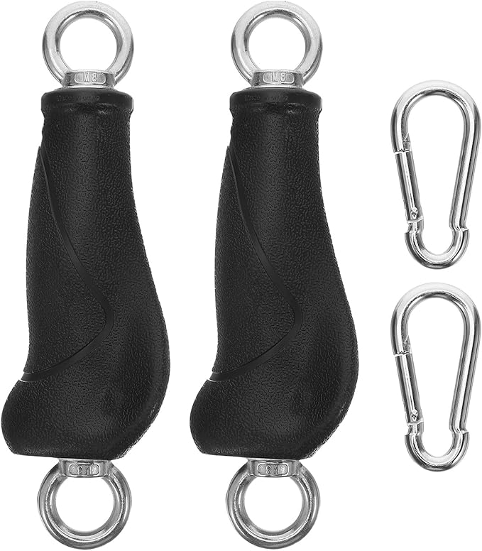 2pcs Heavy Duty Gym Handle Grips Cable Pull Handles Fitness Equipment for Strength Training Workout Bar Attachment Exercise Equipment Parts