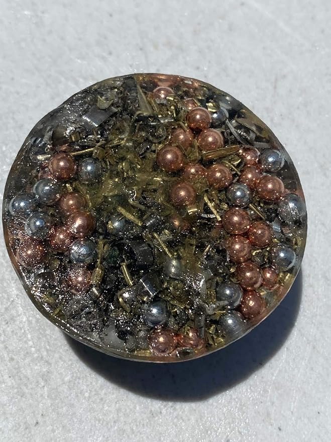 Quartz Mix Orgone Generator Energy Accumulator 528Hz/7.83Hz/Advance Harmonics Many Beautiful Ingredients and Colors! (Quartz Mix)