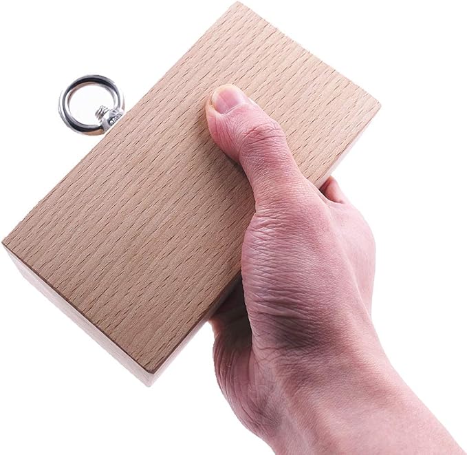 Wooden Pinch Block Grip Workout Climbing Power Grip Forearm Finger Exerciser Strength Training Strengthener Equipment