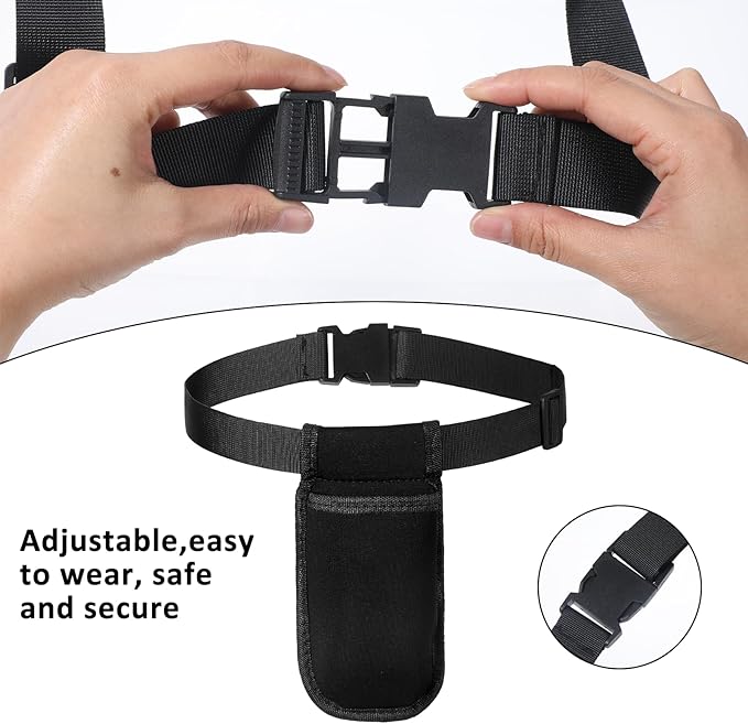 Thinp Massage Oil Holder Belt, Massage Bottle Bag Massages Therapist Bag with Adjustable Belt Professional Single Bottle Lotion Waist Holder Organizer for Beauty Salons, Physiotherapists, Spas