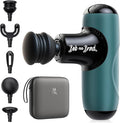 BOB AND BRAD Q2 Mini Massage Gun, Pocket-Sized Deep Tissue Massager Gun, Portable Percussion Muscle Massager Gun, Ultra Small & Quiet Muscle Massage Gun with Carry Case -Green
