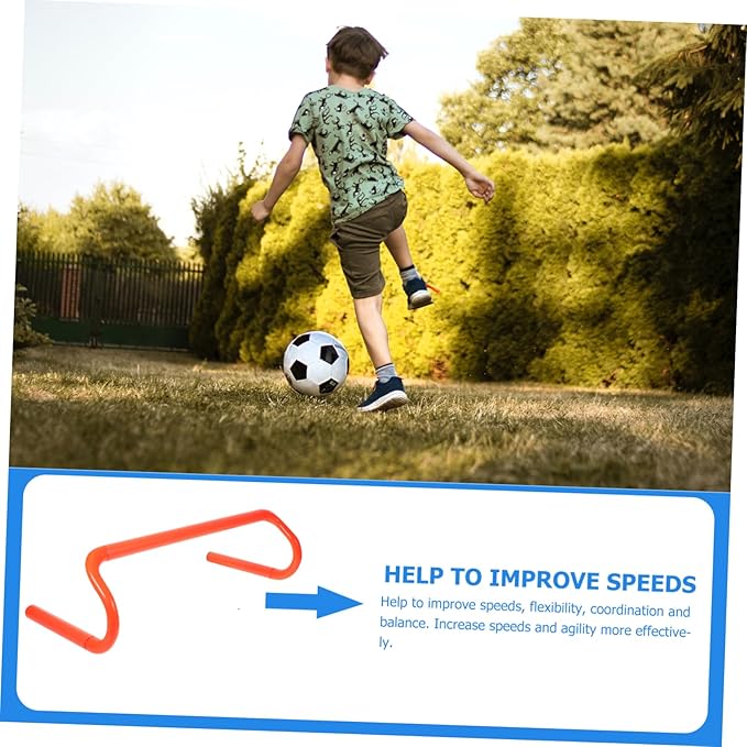 YARNOW Soccer Hurdles for Boys and Girls Football Hurdle Speed Training Poles for Training