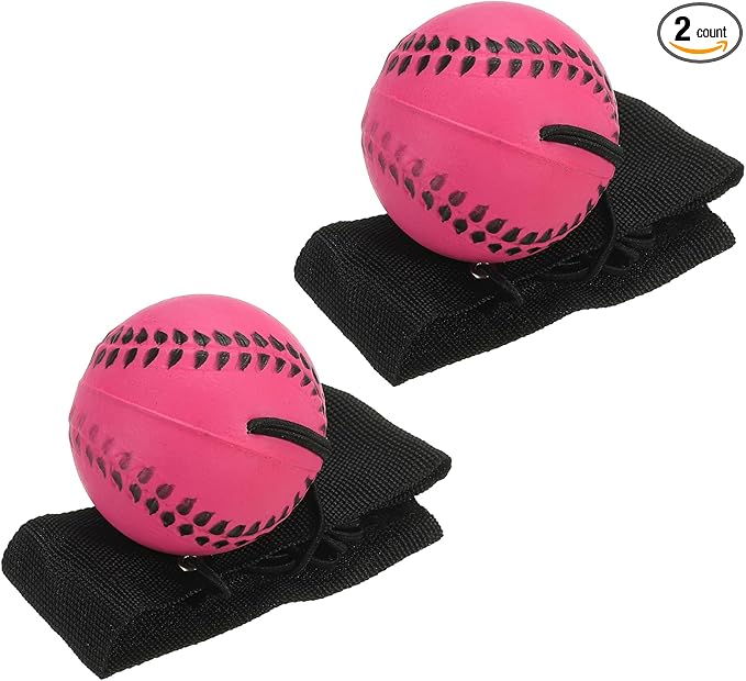 PATIKIL Sports Wrist Ball Rubber Rebound Wristband Wrist Return Ball Sport on a String for Exercise