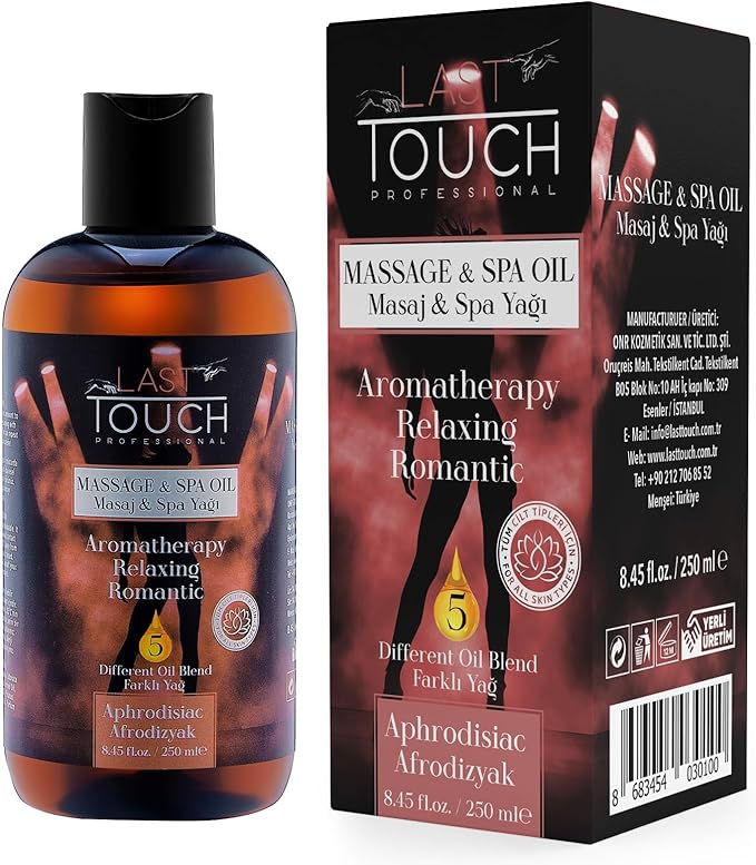 Aphrodisiac Massage Oil for Couples - Massage Oils for Date Night - Massage Oil for Massage Therapy -Aromatherapy Oil for Intimate Moments -Aphrodisiac Massage Oils - Muscle Relaxer Oils 8.45 Fl Oz.