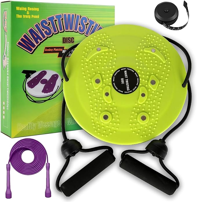 Waist Sculptor, 2026 New Waist Sculptor Twister, Body Shaping Waist Sculptor Twist with Drawstring and Foot Massage, Home Gym Workout Equipment for Exercise, Legs, Buttocks, Hip Exercise