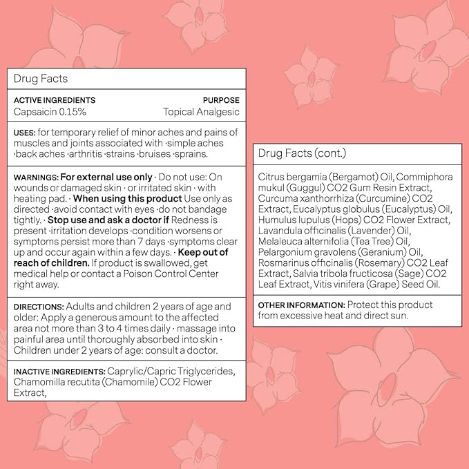 Kanjo Natural Pain Relief Oil | for Back & Neck, Joints & Muscles | Helps Soothe Sore Muscles with Warming Capsaicin & Natural Oils