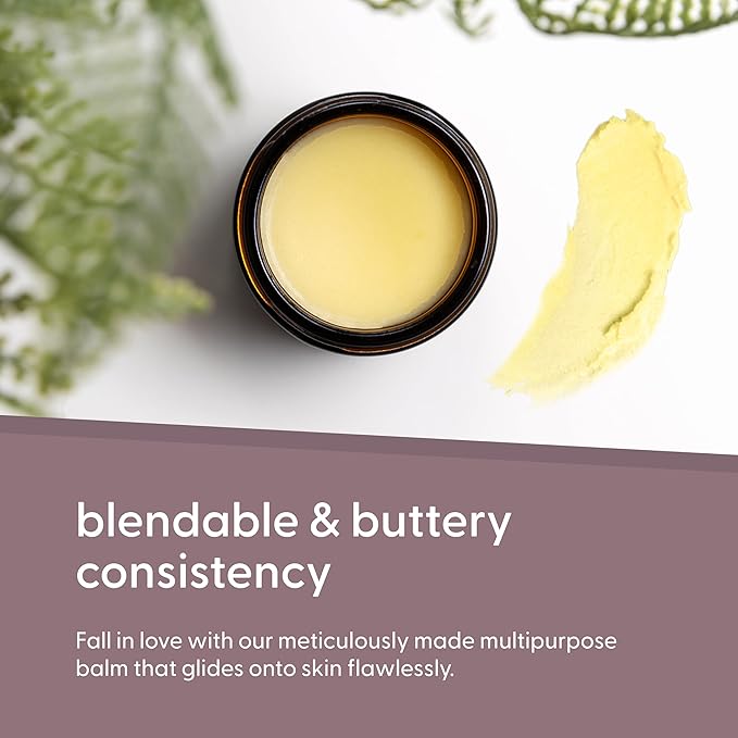 100% Unscented Grass Fed Beef Tallow for Skin, Body and Face | Fragrance Free Moisturizing Honey Balm with Cold-Pressed Olive Oil and Beeswax | Suitable For Dry, Sensitive & Irritated Skin, 2 oz (57g)