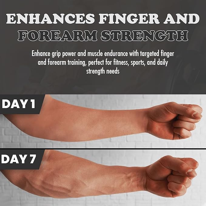 Adjustable Grip Strength Trainer Hand Gripper for Grip Strength, Forearm & Wrist Strengthener, Hand Exerciser for Strength Training & Therapy 11-220Lbs(5-100KG)
