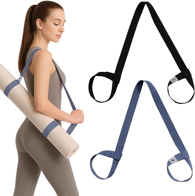 Slim Panda Yoga Mat Straps for Carrying, Adjustable Yoga Mat Carrier Sling Fits All Mats(Mat Not Included)
