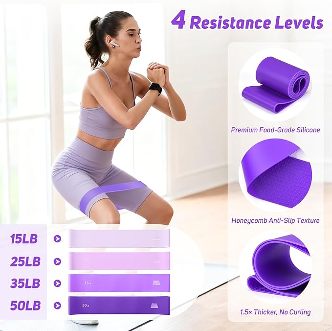 Asten Home Pilates Kit for Women: Pilates Equipment Pilates Ring and Ball Set with Resistance Bands, Core Slider, Foam Roller, Pilates Essentials Kit for Beginner Home Workout, Compact Toning Fitness