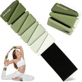 Ankle Weights for Women Wrist Weights Set of 2 (1 lb/2 lb Each) Adjustable Arm Leg Weight for Womens Men Suitable for Walking Swimming Running Pilates Yoga Gym