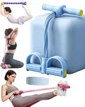 3-in-1 Multifunction Pedal Resistance Band, Fashion Puller Exercise, 8 Tube Pedal Resistance Device, Detachable and Adjustable Pedal Resistance, Multifunction Tension Rope for Waist/Arm/Leg