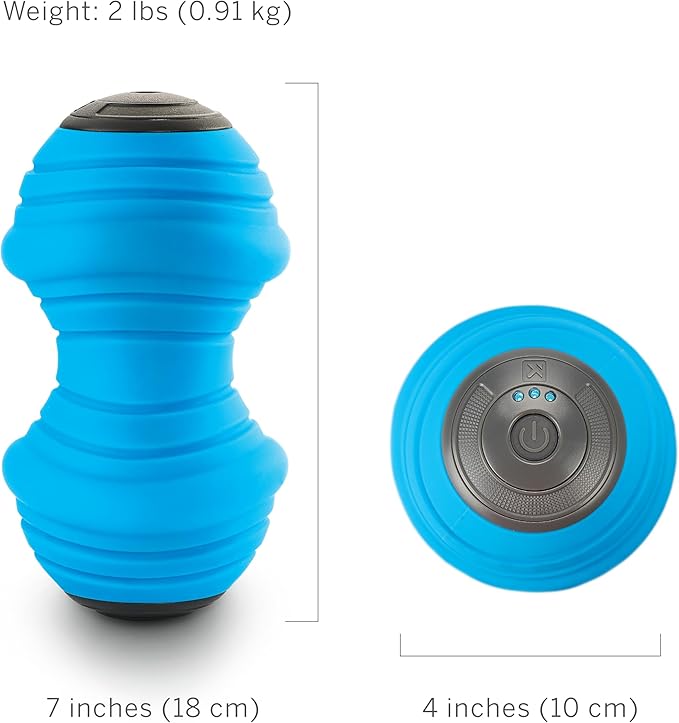 Trigger Point Performance TriggerPoint CHARGE VIBE Three-Speed Ridged Vibrating Portable Foam Roller