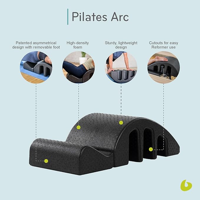 Balanced Body Bundle - Pilates Arc Step Barrel, Mini Mat for Pilates at Home