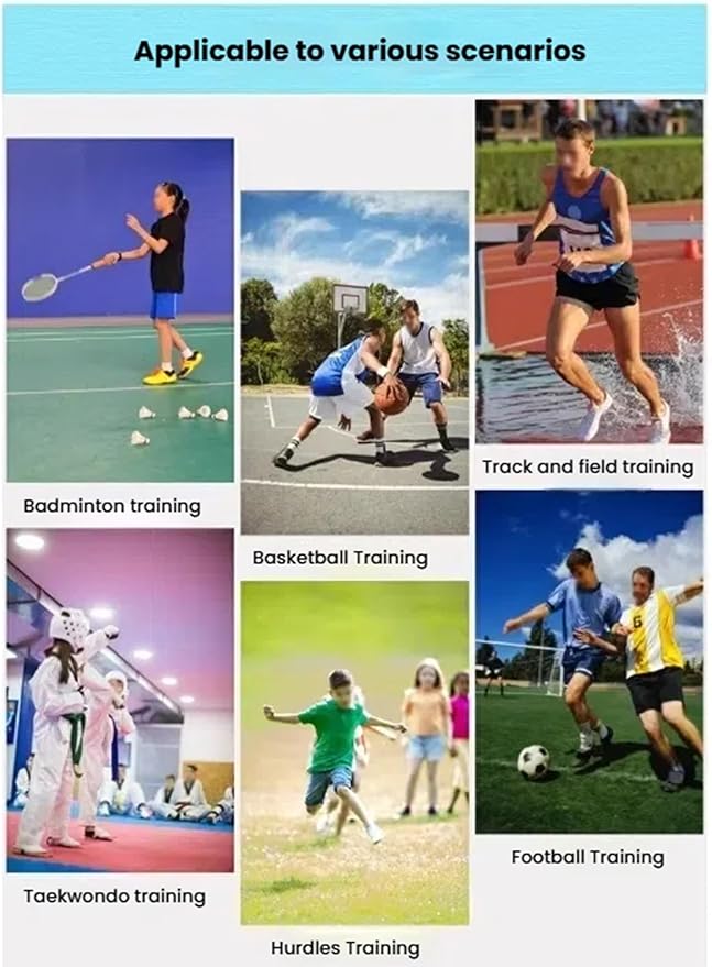 Portable Adjustable Football Hurdles，Agility Training Hurdles Set of 5, Detachable Practice Hurdles for Track and Field(Orange)