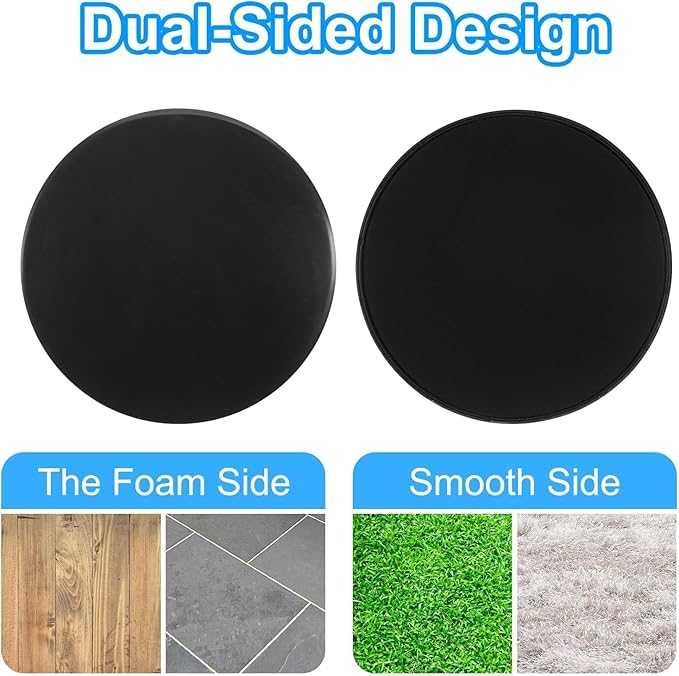 Pilates Board,Core Sliders for Working Out, Dual Sided Exercise Sliders,Fitness Workout Discs Strength Slides,Gliding Discs for Gym Carpet Hardwood Floor