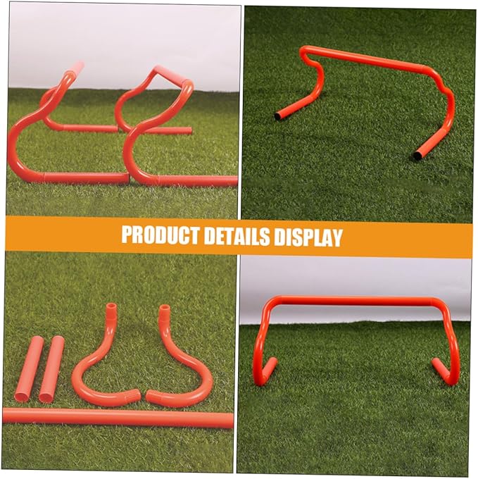 POPETPOP 3pcs Agility Training Hurdles Rack Detachable Hurdle Set Sports for Speed Training Indoor Outdoor Sports Equipment