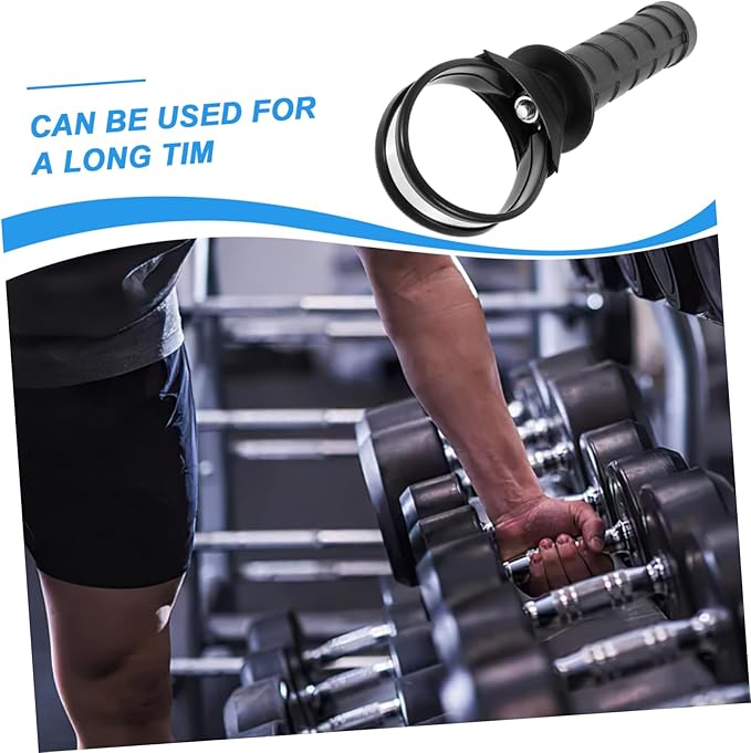 Milisten Gyro Wrist Ball Handle Bracket Replacement Grip for Wrist Training Gyroscope Exerciser 9.05 Inch Ergonomic Hand Strengthener