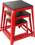 Plyometric Platform Box, Plyometric Box Jump Set for Home Gym Training, Crossfit, Conditioning, Strength Training (12/18/24/30 Inch)