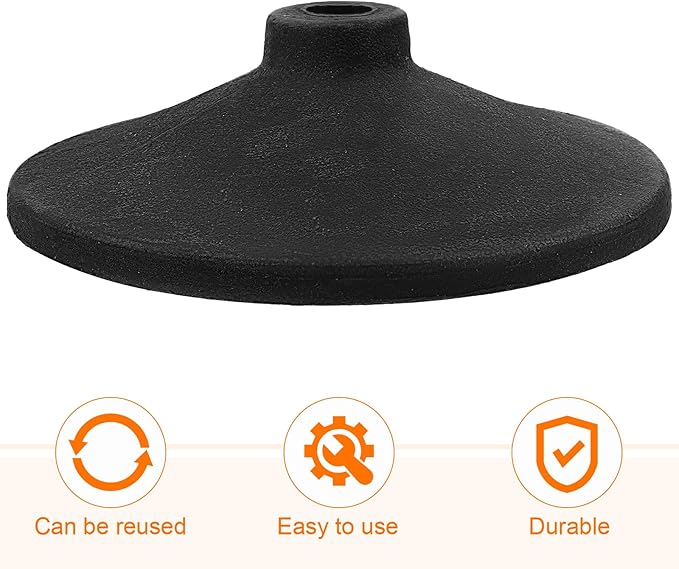 Agility Pole Rubber Base for Soccer and Basketball Training - 1Kg Heavy Duty Stability Base for Enhanced Agility Training Equipment