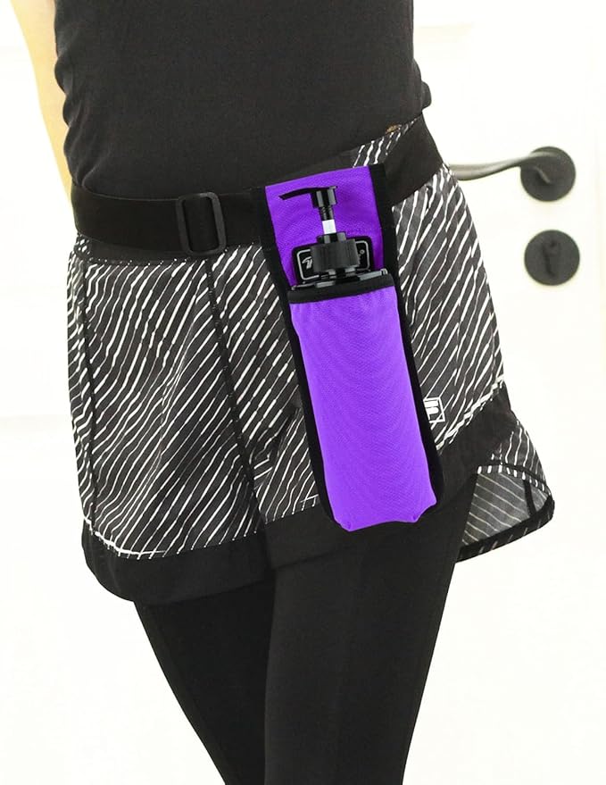 Tuhaoge Massage Bottle Bag Massage Oil Holster Lotion Holster Massage Therapist Massage Oil Holster Massage Lotion (TH1KD-Purple)