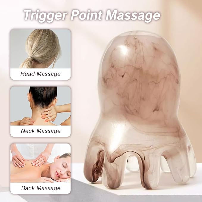 NIIIYTYB 2Pcs Head Massage Tools - Scalp Massager & Acupressure Massager for Deep Relaxation