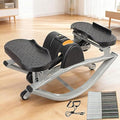 Rock Stepper with Digital Display, Mini Rocking Stepper Machine, Lateral Rock Fitness Home Workout Machine for Legs & Glutes Abs, Low-Impact for Knees and Joints