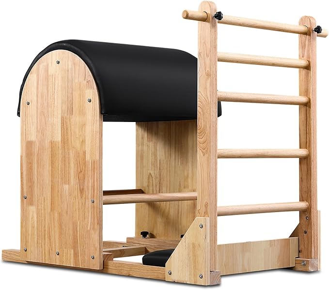 Pilates Ladder Barrel Ladder Barrel Pilates Barrel Vintage Spine Corrector Barrel Pilates for Home Gym Body Balance, Core Strengthening and Stretching