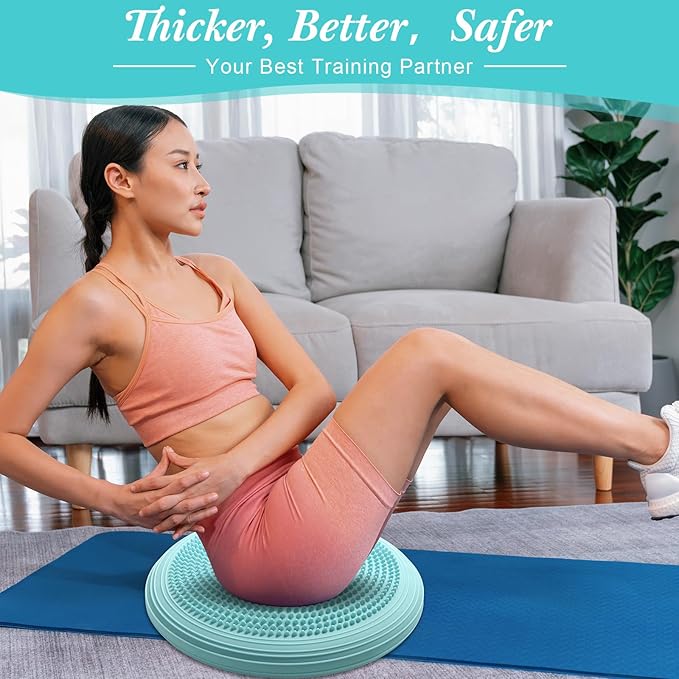 Libima Wobble Cushion Wiggle Seat for Sensory Kids, Flexible Seating for Classroom Elementary Balance Board for Office School Home