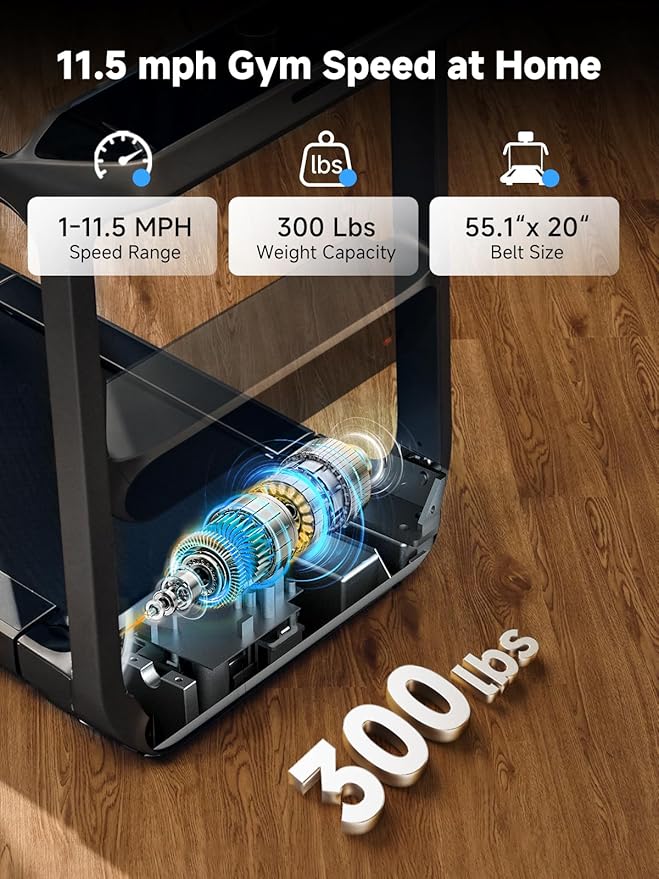 WALKINGPAD X Series Folding Treadmills for Home, Smart Vertical Fold, LED Display, No Assembly