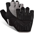 Workout Gloves for Women - Breathable Weight Lifting Gloves with Non-Slip Silicone Padding, Fingerless Gym Gloves for Cycling, Rowing, Pull Ups & Training (4 Sizes)