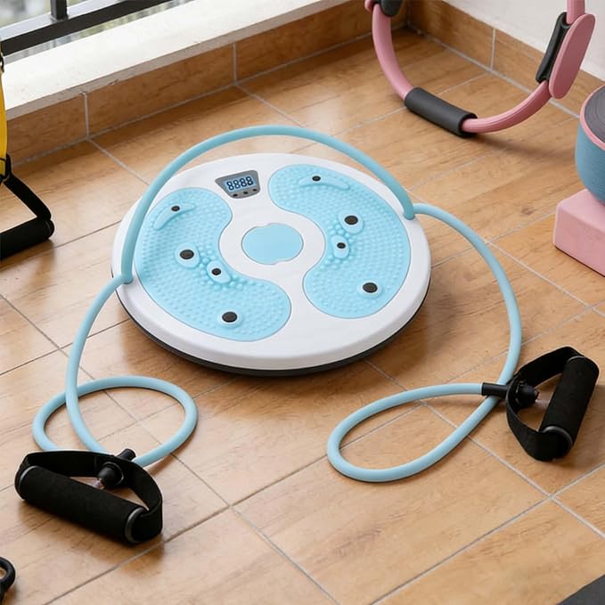 Twist Board - Waist Shaping Training Equipment,Core Twisting Disc with Calorie Count,for Home Gym Office Fitness Enthusiasts Beginners Post-Partum Individuals