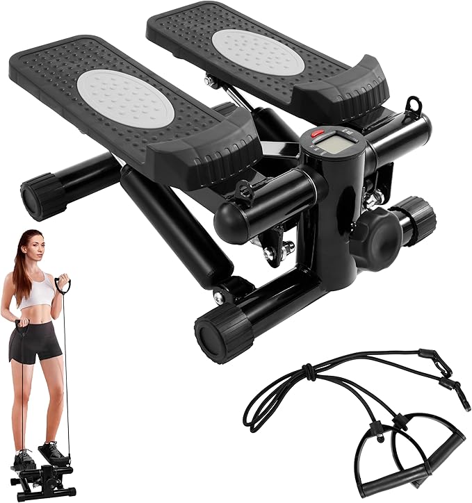 Signature Fitness Stair Stepper for Home Exercise, Portable Stepper Machine Capable of Full-Body Exercise, Low Noise and Smooth, Multiple Options