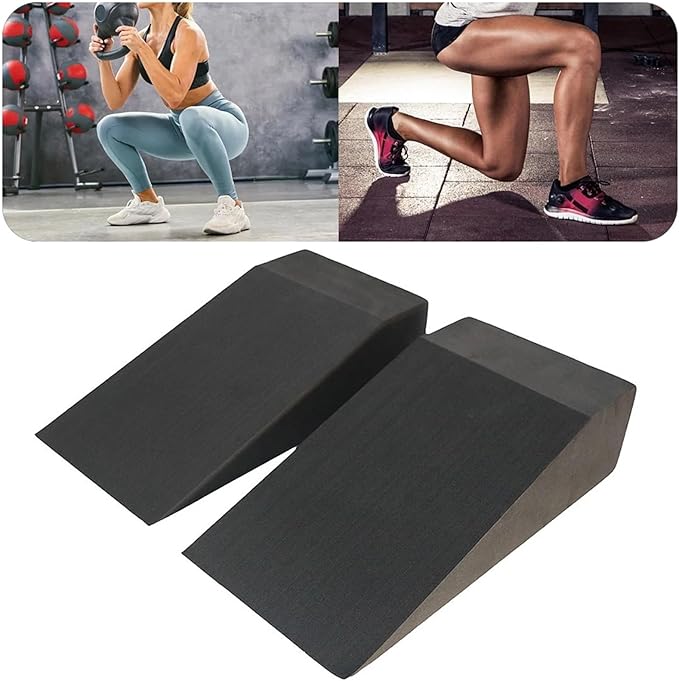 Yoga Foam Wedges Slant Board Foam Yoga Wedge Wrist Support Calf Stretcher Improve Lower Leg Strength Heel for Exercise Gym Fitness
