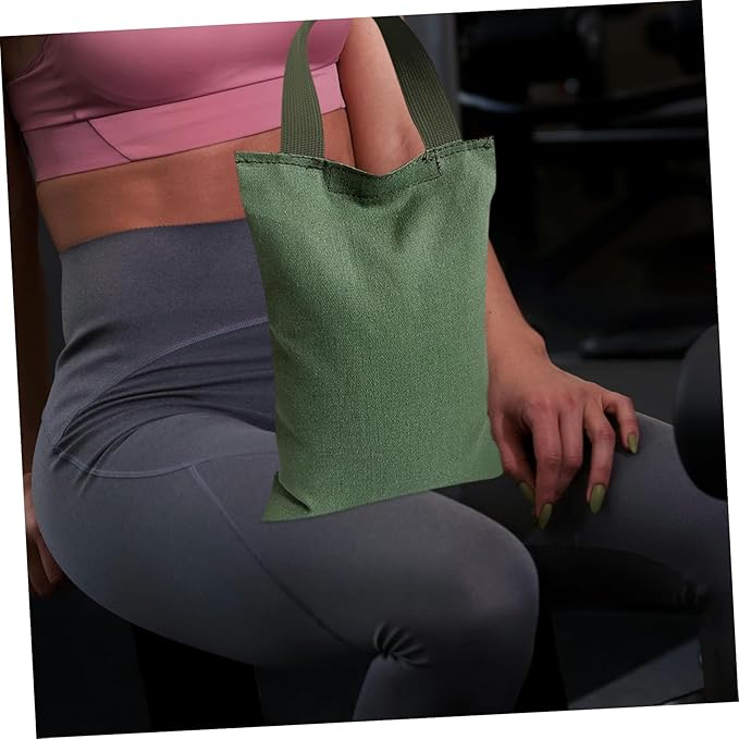 2Kg Exercise Sandbag with Handle Weight Bag for Yoga Dance and Fitness Workouts Portable Empty Sandbag for Strength Training and Muscle Balance