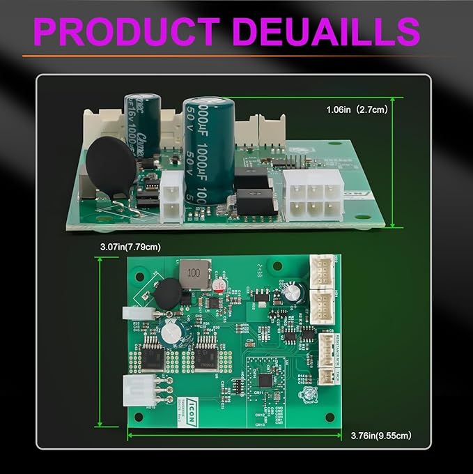 430157 Exercise Bikes Control Board Studio Cycle PowerBoard Replacement Compatible with Nordic Track C22I/S10I/S15I/S22I/S27I/SE9I/X24 Stationary Bike 430146 Elliptical Machines
