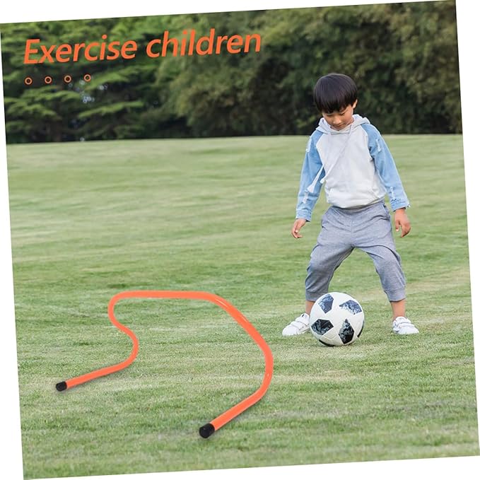 3pcs Agility Hurdles Plastic Training Equipment for Boys and Girls Soccer and Football Speed and Coordination for Outdoor Training Activities