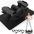 KINMAC Lateral Stepper for Exercise-Rocking Stepper Machine with Resistance Bands & Anti-Slip Mat and LCD Monitor, Professional Stair Stepper for Home Workout