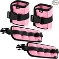 2 Pairs Ankle Wrist Weights for Land or Aquatic Exercise Aqua Cuffs Aqua Aerobics Fitness Bands for Ankle and Wrist Adjustable Weights for Swimming Pool Workout Equipment