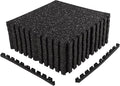 FAHKNS Gym Mat, 0.79'' Extra-Thick Exercise Equipment Mats, 12 Pcs 48 Sq Ft Rubber Top Floor Tiles, EVA Foam Exercise Mat Tiles - Durable, Non-Slip, Interlocking Mat, Gym Flooring for Home Gym