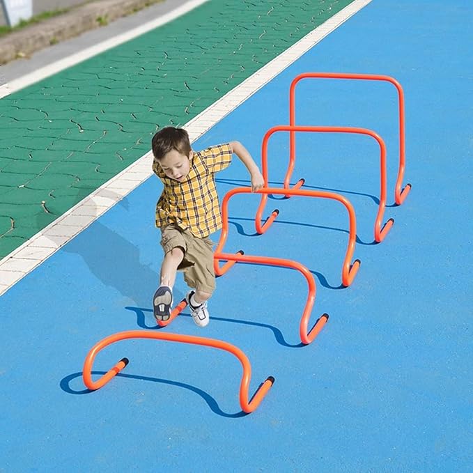 YXXSDP Outdoor Agility Hurdle Set, 6 9 12 16 20 Inch Tall Speed Training Hurdles/Track Hurdles, Track and Field Speed Training Equipment, for Practice Jumping Racing