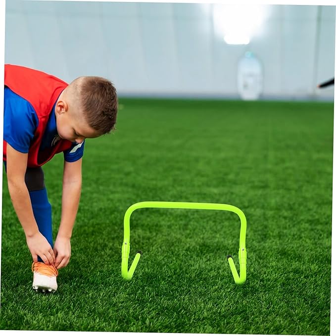 Milisten Agility Hurdle Training Supply for Boys and Girls Football Speed Hurdles for Coordination Flexibility for Practice Drills Design